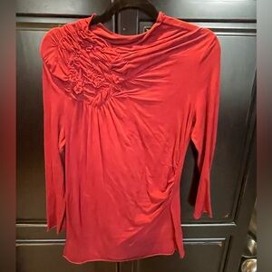 Anthropologie too with ruching . Beautiful detail on the front ❤️